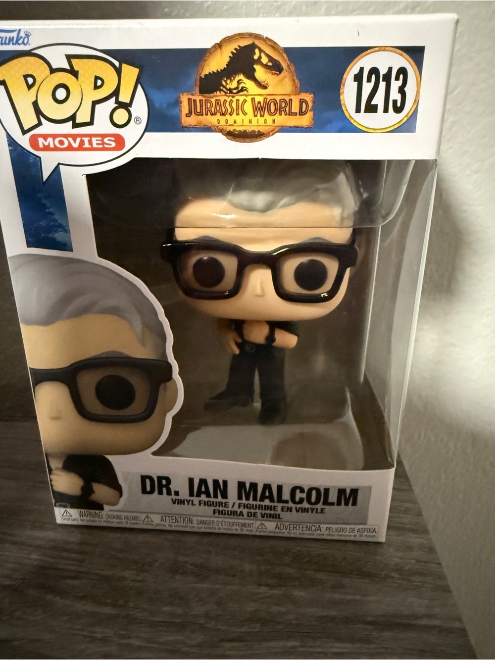 Funko Pop! Dr. Ian Malcolm Vinyl Figure - Black & Gray